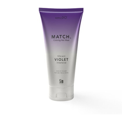 SensiDO Match Vibrant Violet (Intensive) - sävyttävä hiusnaamio 200 ml - shokkiväri vaalennetuille hiuksille