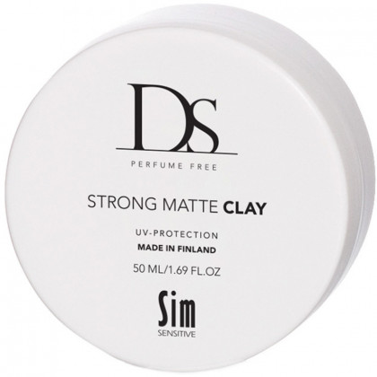Sim DS Strong Matte Clay - vahva hiusvaha karheille hiuksille 50 ml